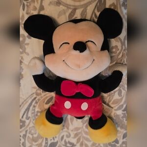 Disney Mickey Mouse Plush Stuffed Animal Small Black Red Yellow TY 8 Inch